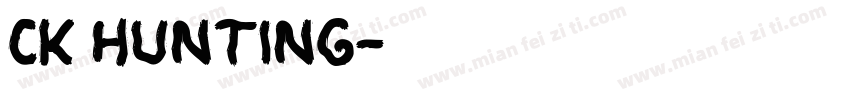 CK Hunting字体转换